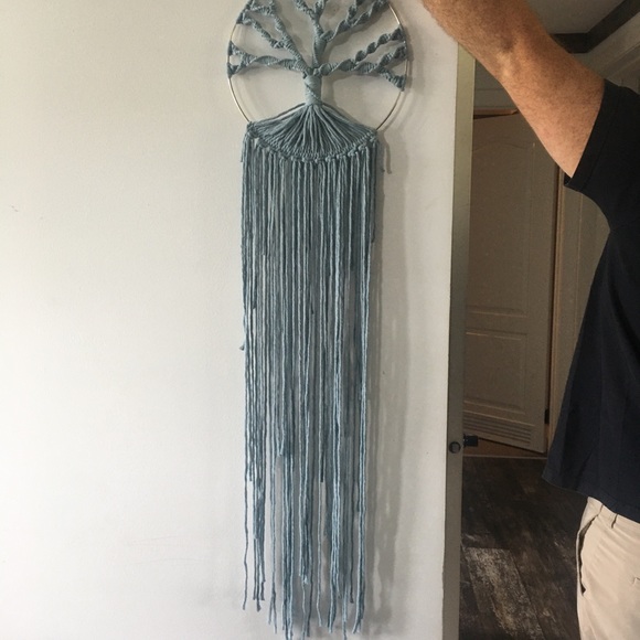 Macrame Tree of Life, 12”x47”, wall hanger - Picture 2 of 3